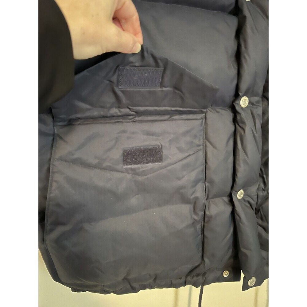 Abercrombie & Fitch Large Blue Vintage 1990’s Duck Down Sleeveless Puffer Vest - Picture 8 of 9